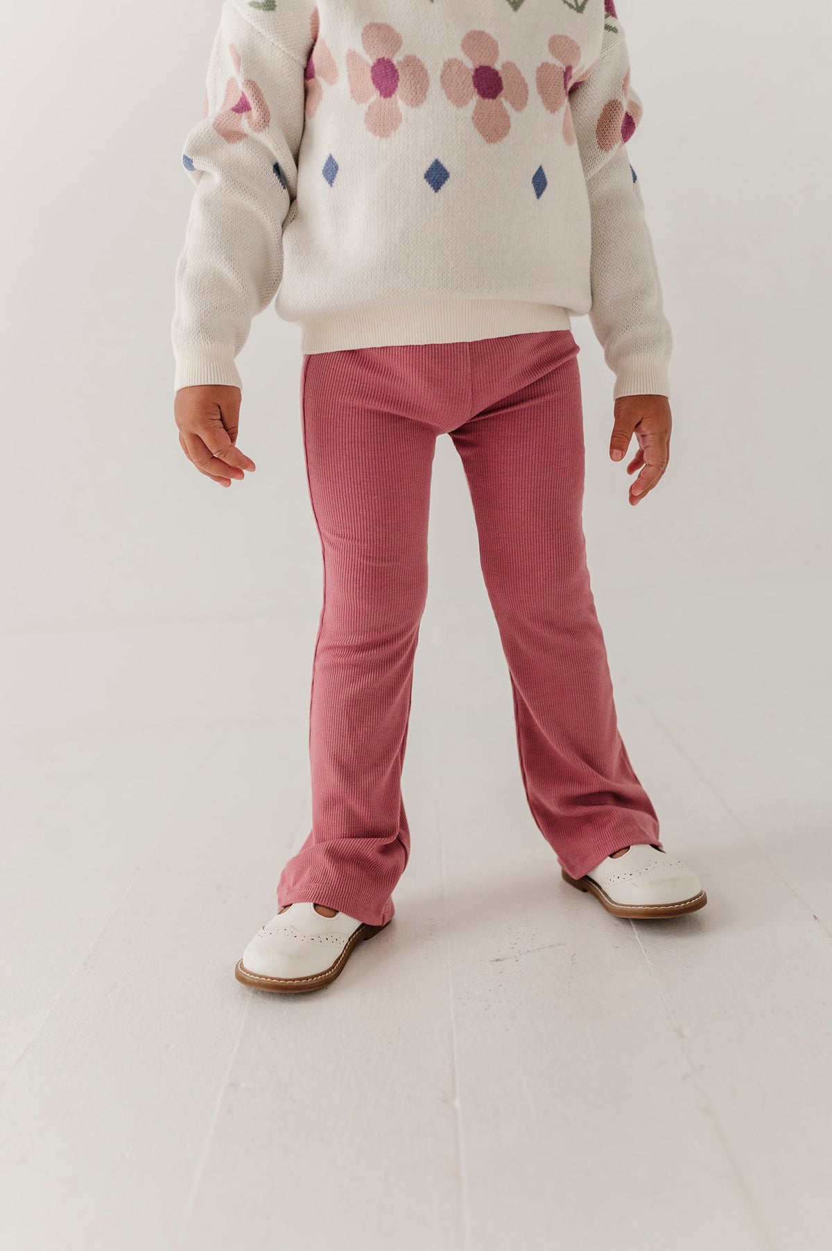Bamboo Flare Pants - Mesa Rose