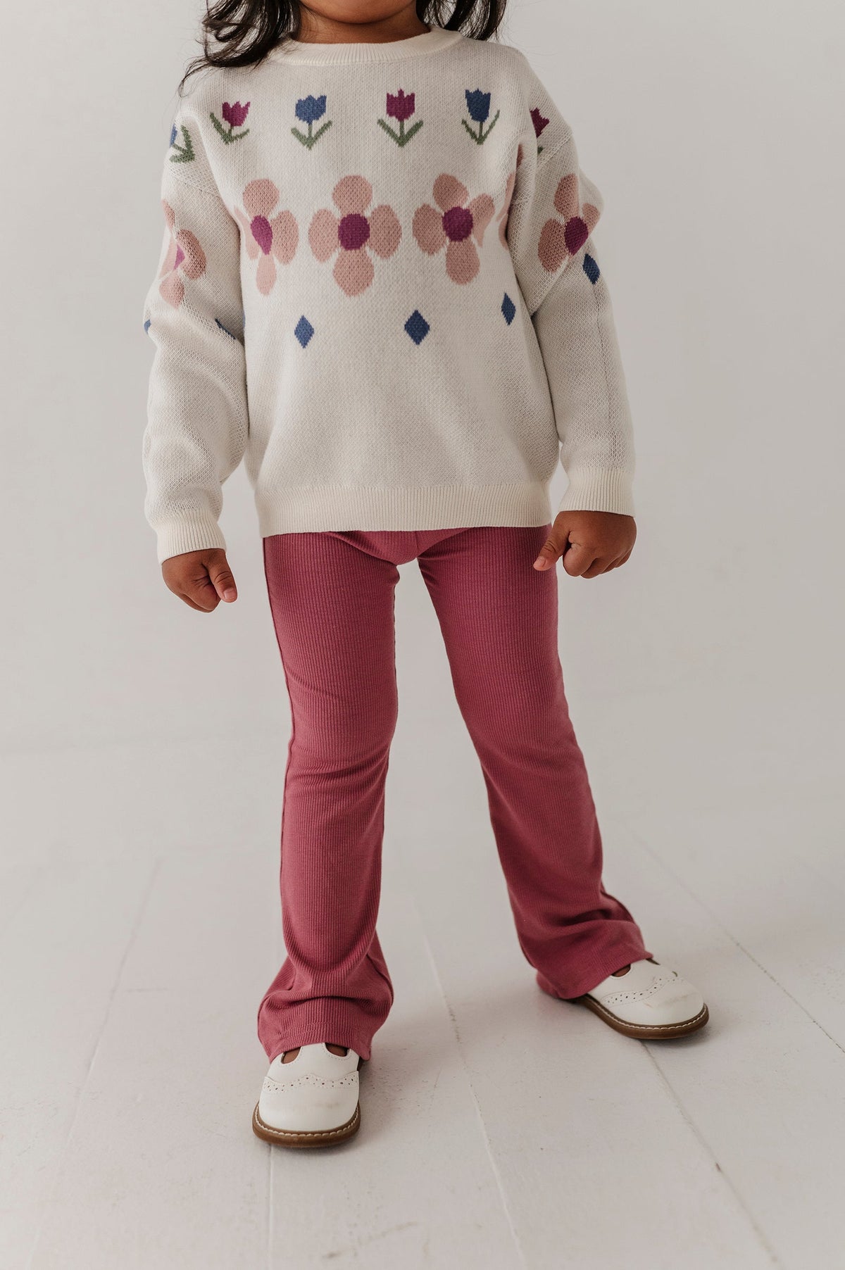 Bamboo Flare Pants - Mesa Rose