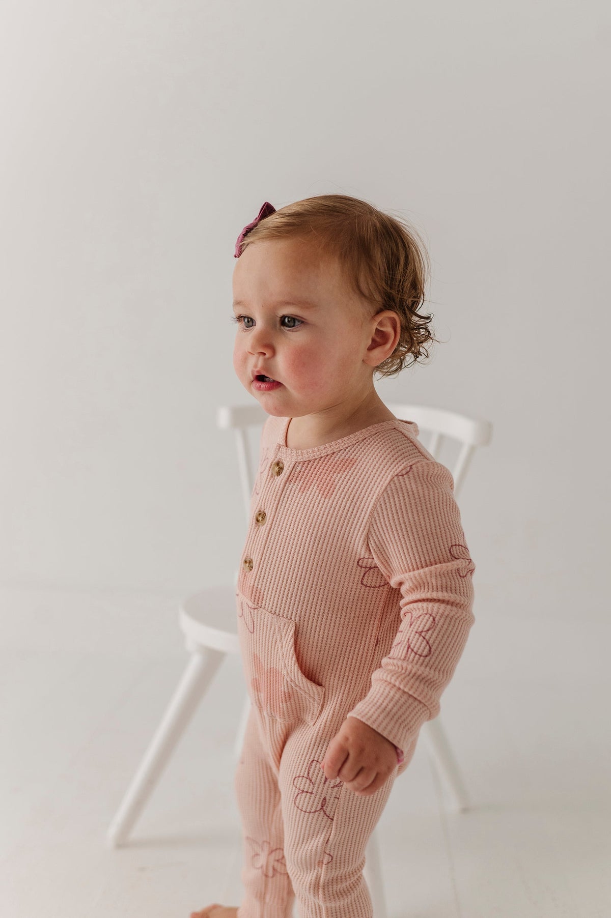 Waffle Romper - Daisy Doodle