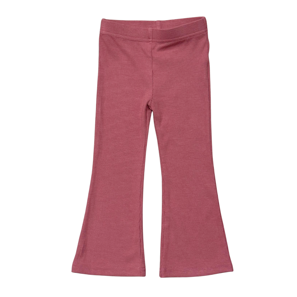 Bamboo Flare Pants - Mesa Rose