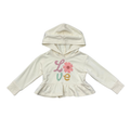 Bamboo Peplum Hoodie - Daisy Love