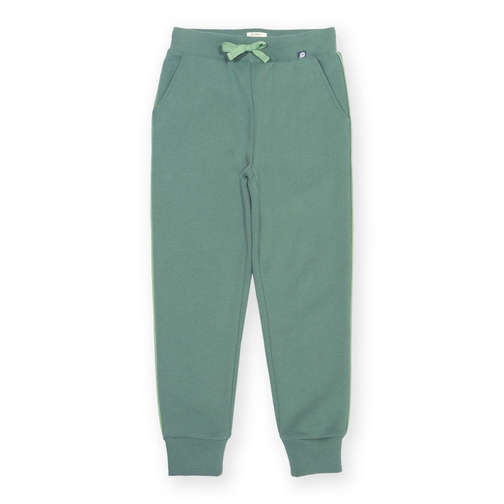 Organic Cotton Joggers - Jade Green