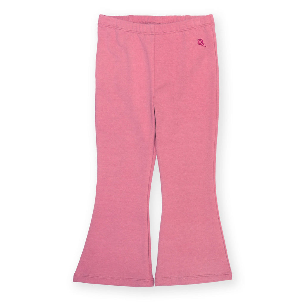 Organic Cotton Jogger Flares - Heather Pink