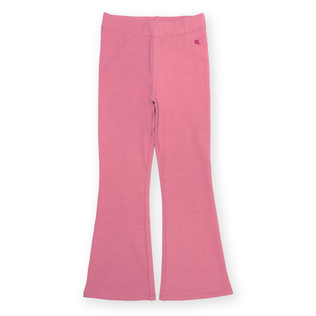 Organic Cotton Jogger Flares - Heather Pink