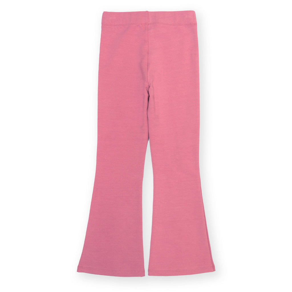 Organic Cotton Jogger Flares - Heather Pink