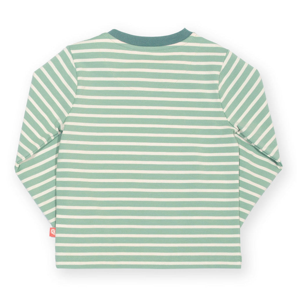 Organic Cotton Long Sleeve T-Shirt - Tractor Appliqué
