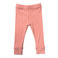 Bamboo/Cotton Ribbed Leggings - Mellow Rose