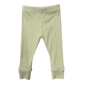 Bamboo/Cotton Ribbed Leggings - Sage